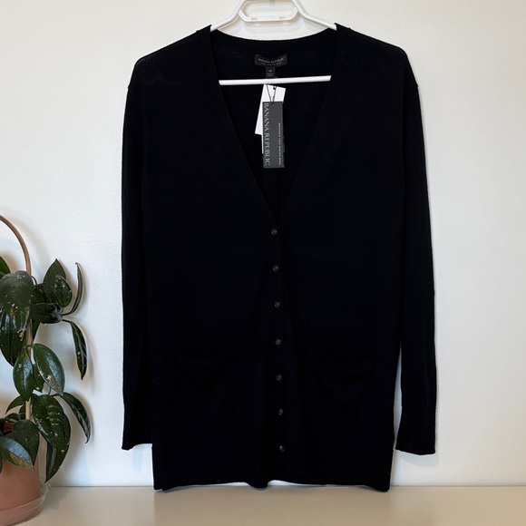 Banana Republic Sweaters - NWT Banana Republic Classic Black Cardigan